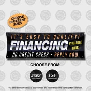 QUALIFICARE CREDITO FINANZIAMENTO Banner Insegna Display Auto Suoni Personalizzati Cerchi Pneumatici Negozio - Foto 1 di 4