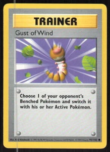 Pokemon TCG Base Set #093/102 Gust of Wind LP - Picture 1 of 2
