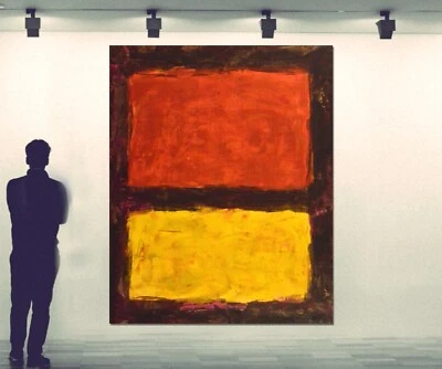 ￼ Mark Rothko style Professional￼ Artist Canvas￼ painting￼ 72”X60”Abstract,6ft - Image 1 of 4