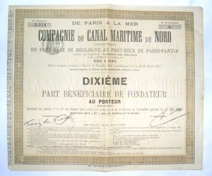 part beneficiaire canal maritime du nord ( 285 ) - Picture 1 of 1