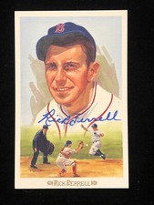 RICK FERRELL SIGNED POSTCARD PEREZ-STEELE CELEBRATION SET 1989, MINT