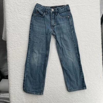 Jeans Sean John Jóvenes Niño Azul Denim Bordado Bolsillos Talla 7 Foto 1 de 4