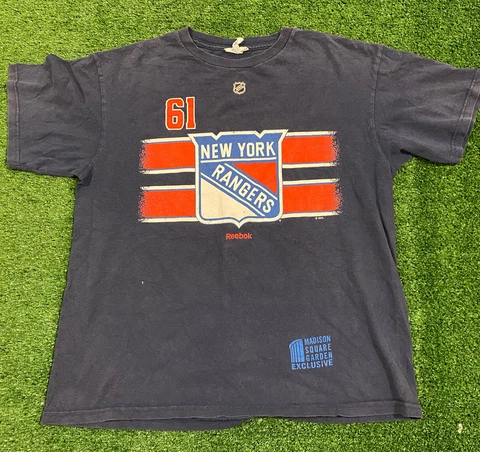Youth Reebok New York Rangers Rick Nash jersey t-shirt Size Xl Cover
