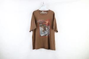 Vintage Mens XL Thrashed The Legend of Zelda Twilight Princess T-Shirt Brown - Picture 1 of 10