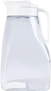Airtight Largepour 3.1 QT Pitcher with Lid, Top Handle for Water Juice Tea Jug - Picture 1 of 13