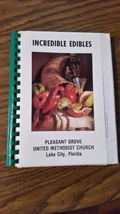 BRAND NEW INCREDIBLE EDIBLES PLEASANT GROVE UNITED METHODIST CHURCH COOKBOOK - Picture 1 of 9