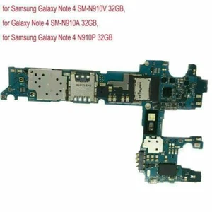 Placa madre principal para Samsung Galaxy Note 4 SM-N910V SM-N910A N910P 32 GB desbloqueado - Imagen 1 de 4