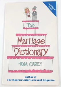 The Marriage Dictionary by Tom Carey (1993, Trade Paperback) First Edition - Bild 1 von 2
