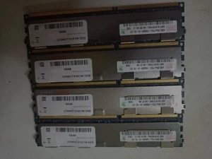 Hynix 16GB Kit 4x4GB 2Rx4 PC3-10600R-9-10-E1 Server RAM HMT151R7TFR4C-H9 - Picture 1 of 1