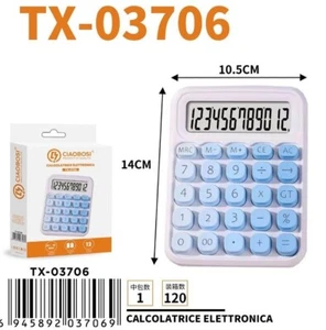 X Calculatrice Digital Ciaobosi TX-03706 12 Chiffres Large Affichage Linq - Photo 1/1