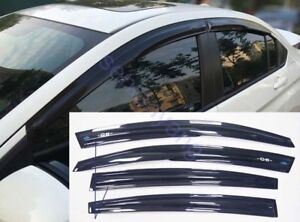 Mugen Style Window Vent Visor Sun Rain For 11-19 Mitsubishi Outlander Sport/ASX
