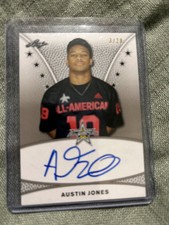 Austin Jones 2019 Leaf Metal All American Bowl Auto /20🔥USC