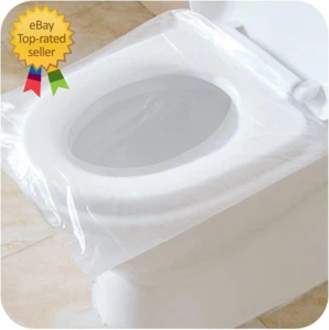 50 PCS Travel Disposable Toilet Seat Cover Waterproof Portable WC Pad Toilet Mat - Picture 1 of 10
