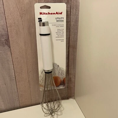 Kitchenaid Utility Whisk White KE060OHWHA NEW with Tags! - Image 1 of 3