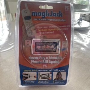 MagicJack USB Phone System As Seen On TV Free Local & Long Distance Calling, NEW - Photo 1/2