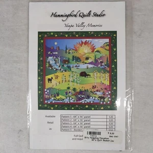 Yampa Valley Memories Countryside Outdoors Wall Hanging Quilt Template 64" x 64" - Picture 1 of 24