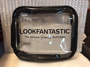 Bolsa de cosméticos/maquillaje transparente Lookfantastic nueva 8 X 7 X 2 pulgadas aproximadamente - Imagen 1 de 1
