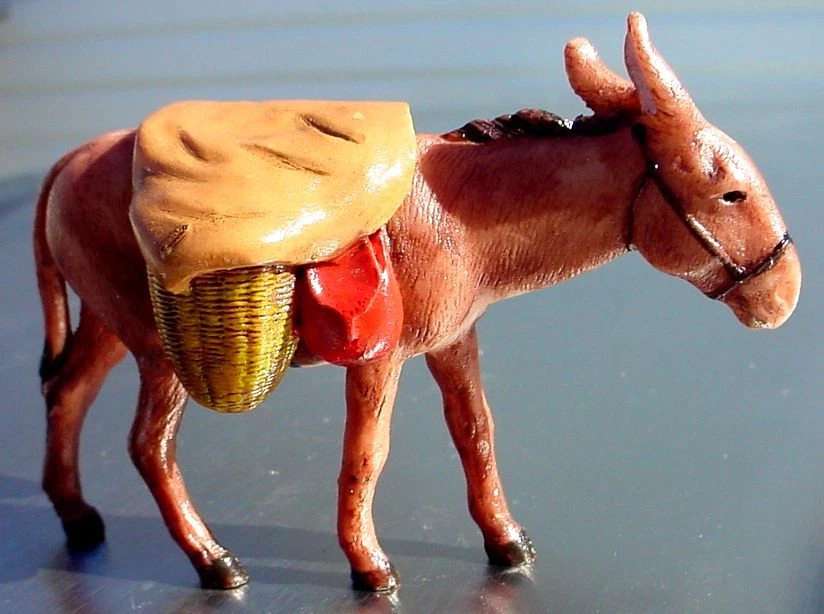 Pack Mule Miniature Figure 1/24 Scale G Scale Diorama Accessory Item - Image 1 of 1