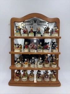 Movie Star Mickey Mouse Disney Thimble Collection Lenox Complete & Display Shelf - Picture 1 of 15