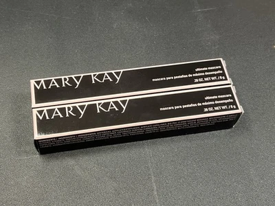 LOT OF 2 Mary Kay Ultimate Mascara BLACK Noir #017657 .28 oz Discontinued NEW - Image 1 of 3