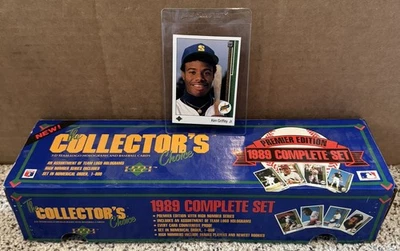 Juego completo de béisbol 1989 cubierta superior abierto de fábrica Ken Griffey Jr radiocontrol Foto 1 de 3