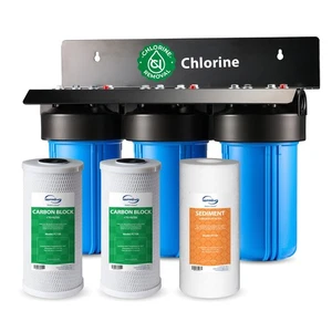 iSpring Whole House Water Filter System, Reduces up to 99% Chlorine, Sediments, - Picture 1 of 7