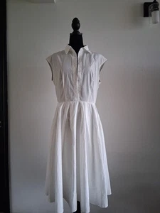 SHEIN Women's Size Large All White Summer Dress. - Picture 1 of 9