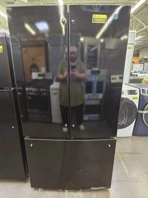 GE GNE27JGMBB 36" Negro 27,0 Cu. Refrigerador de puerta francesa Ft. NOB #155032 Foto 1 de 4