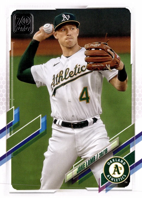 5 CARD LOT - 2021 Topps - Jake Lamb #442 - Image 1 of 2