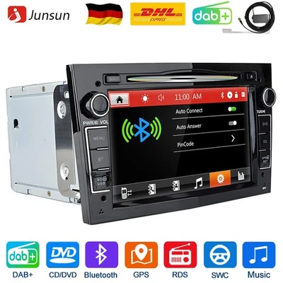 4+64G CD DVD Für Opel Astra H Corsa C D Vectra Android 13 Carplay Autoradio GPS - Bild 1 von 4