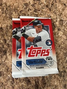 2023 Topps Serie 2 LOTE (2) Paquetes 5 Cartas por Pack Novatos Autos +++ - Imagen 1 de 1