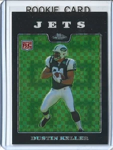 Dustin Keller - 2008 Topps Chrome #TC219 - Rookie RC X-Fractor - New York Jets - Imagen 1 de 2