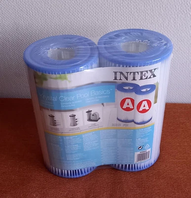 2 Stück Intex Filterkartusche Typ A Pool Ersatz Filter Kartuschen für Pumpe - Bild 1 von 3