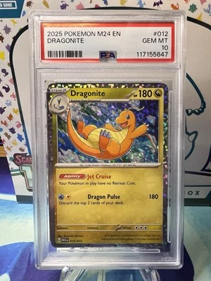 Pokemon - Dragonite - PSA 10 GEM MT - M24 McDonald's Collection 012/015 2025 - Image 1 of 2