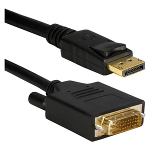 Qvs 6ft Displayport To Dvi Digital Video Cable - Displayport/dvi For Video - Picture 1 of 2