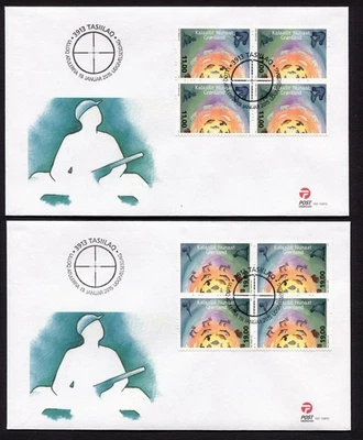 Greenland FDC 2015.01.19. Life of Hunters II Block of Four Z4251 - Image 1 of 4