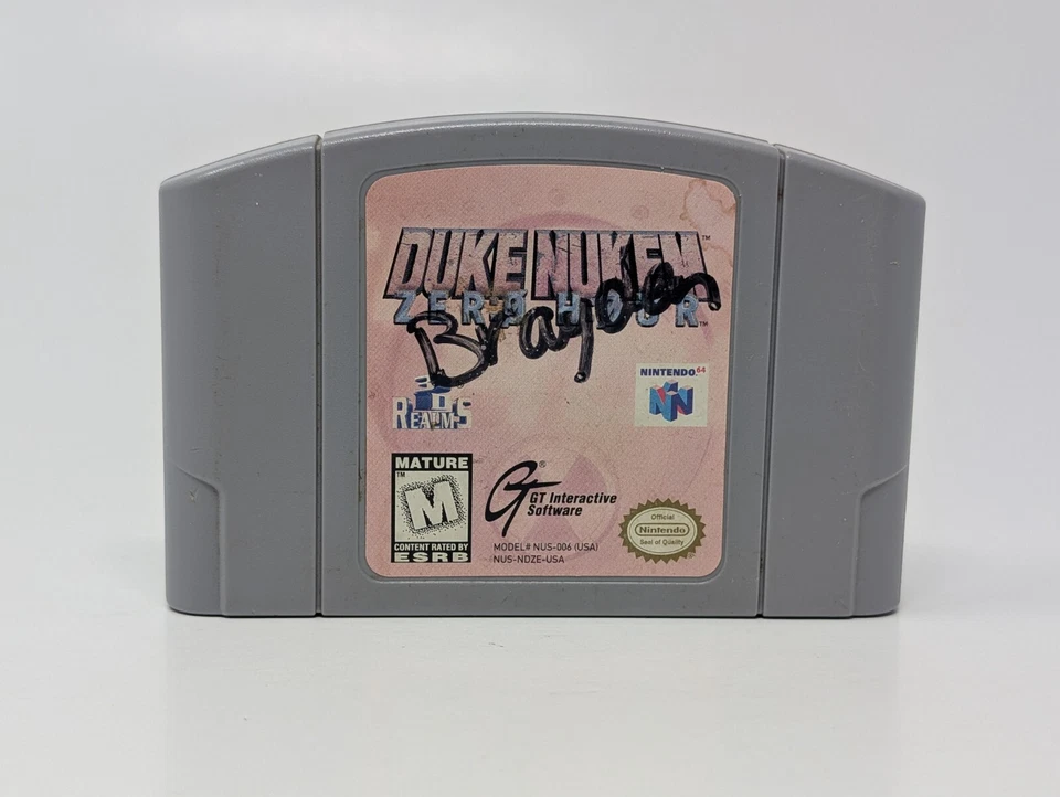 Duke Nukem Zero Hour - Nintendo 64 (N64) Tested Authentic Cartridge - Image 1 of 2