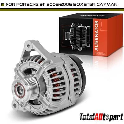 New Alternator for Porsche 911 Boxster 2005-2006 Cayman 2006 150Amp 12Volt CW 6G - Image 1 of 4