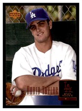 2001 Upper Deck Prospect Premieres #36 DAVID TAYLOR RC Los Angeles Dodgers ~E3X