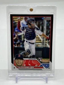 2023 Topps Update Series Baseball Caleb Hamilton RC Rookie Black  /72 SP Red Sox - Picture 1 of 3