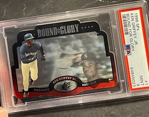 1996 KEN GRIFFEY JR SPx BOUND FOR GLORY DIE CUT PSA 9 MARINERS