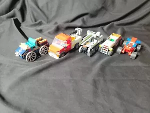 Lego 5 Veicoli Parzialmente Assemblati al 100% Frozen Wagon, Spiderman Quad, + ALTRO - Foto 1 di 12
