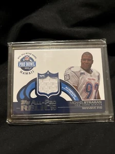 2006 Topps All Pro Relics Michael Strahan Game Used Jersey! Giants HOF Rare - Picture 1 of 2