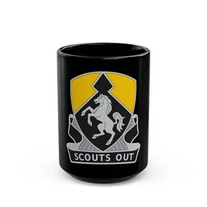 153 Cavalry Regiment (U.S. Army) Black Coffee Mug - Picture 1 of 9