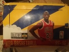 1995-96 UD COLLECTOR'S CHOICE EUROPEAN NBA BOX-100 PACKS: MICHAEL JORDAN STICKER