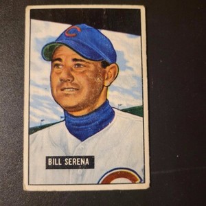 1951 Bowman #246 Bill Serena VG  Chicago Cubs