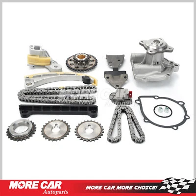 Kit de cadena de distribución juego de bomba de agua apto para 96-03 Chevrolet Tracker Suzuki J18A J20A Foto 1 de 4