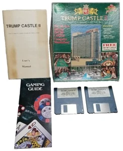 TRUMP CASTLE II Commodore AMIGA by Capstone 1991 CIB Casino Gambling Simulation - Picture 1 of 6