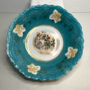 Vintage Three Crown China Germany Harvesters in the Pontine Marshes Bowl Robert - Picture 1 of 14