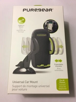 PureGear Heavy Duty Universal 360° Car Mount, Fits All Phones, Suction/Air Vent - Image 1 of 4